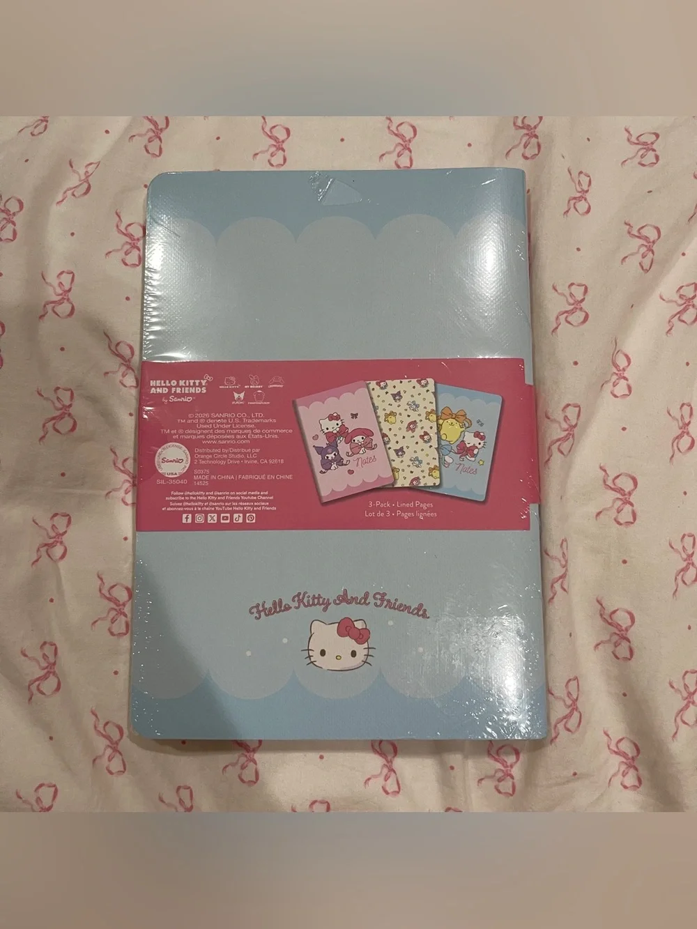 Hello Kitty 3 Pack Notebooks